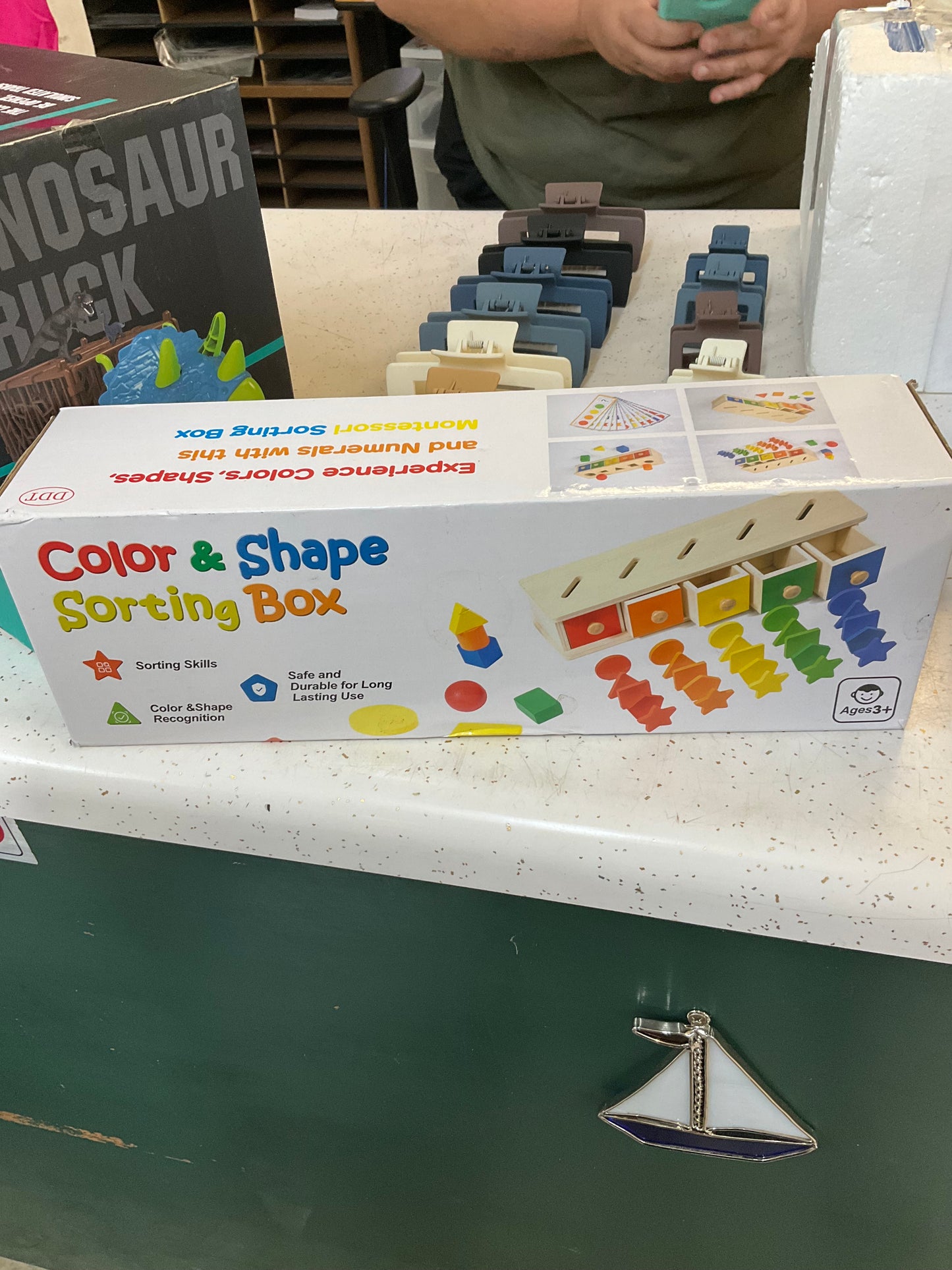 Color and shape sorting box