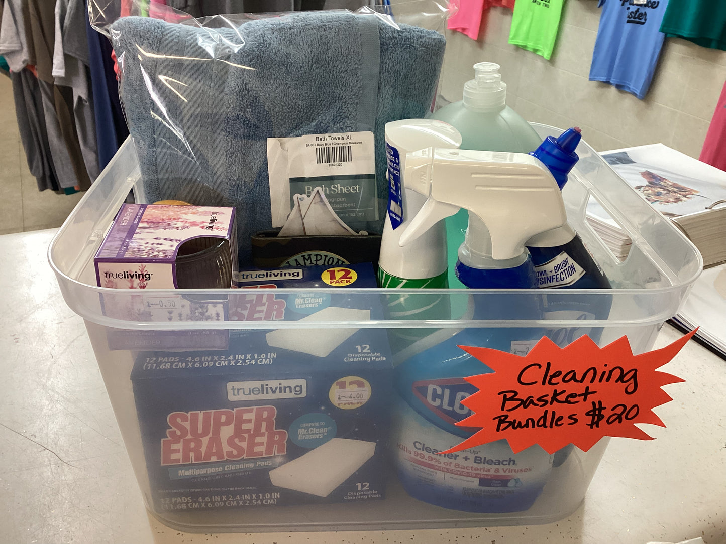 Cleaning Gift Basket