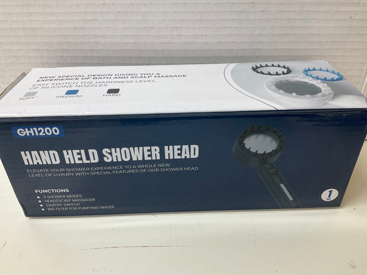 Handheld Shower Head with 3 levels of silicone scalp massaging heads