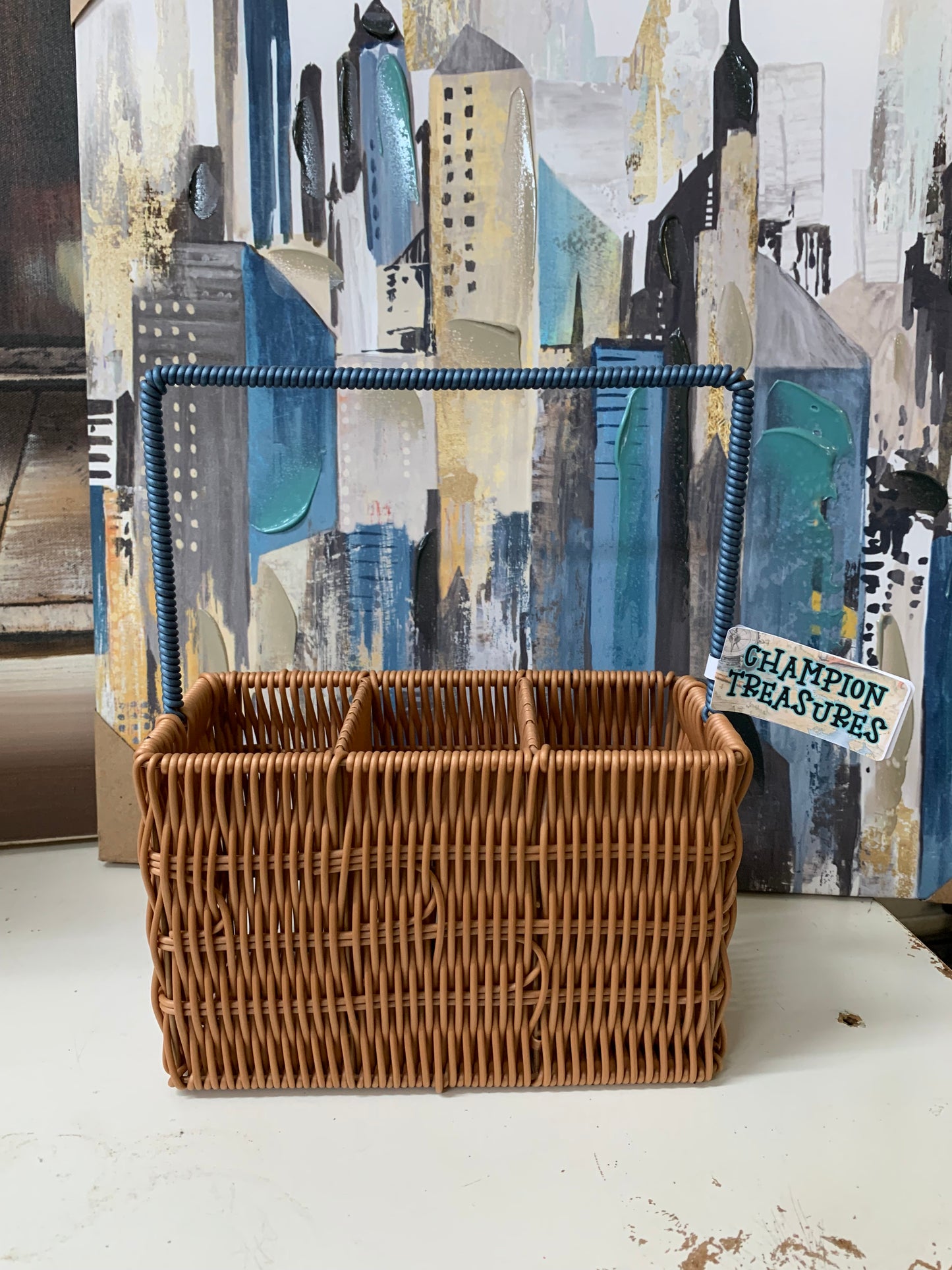 Wicker Utensil Holders