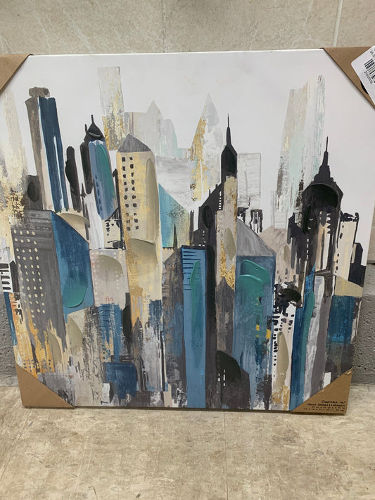 City Scene Faux Painting