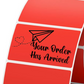 Your Order Has Arrived Paper Plane