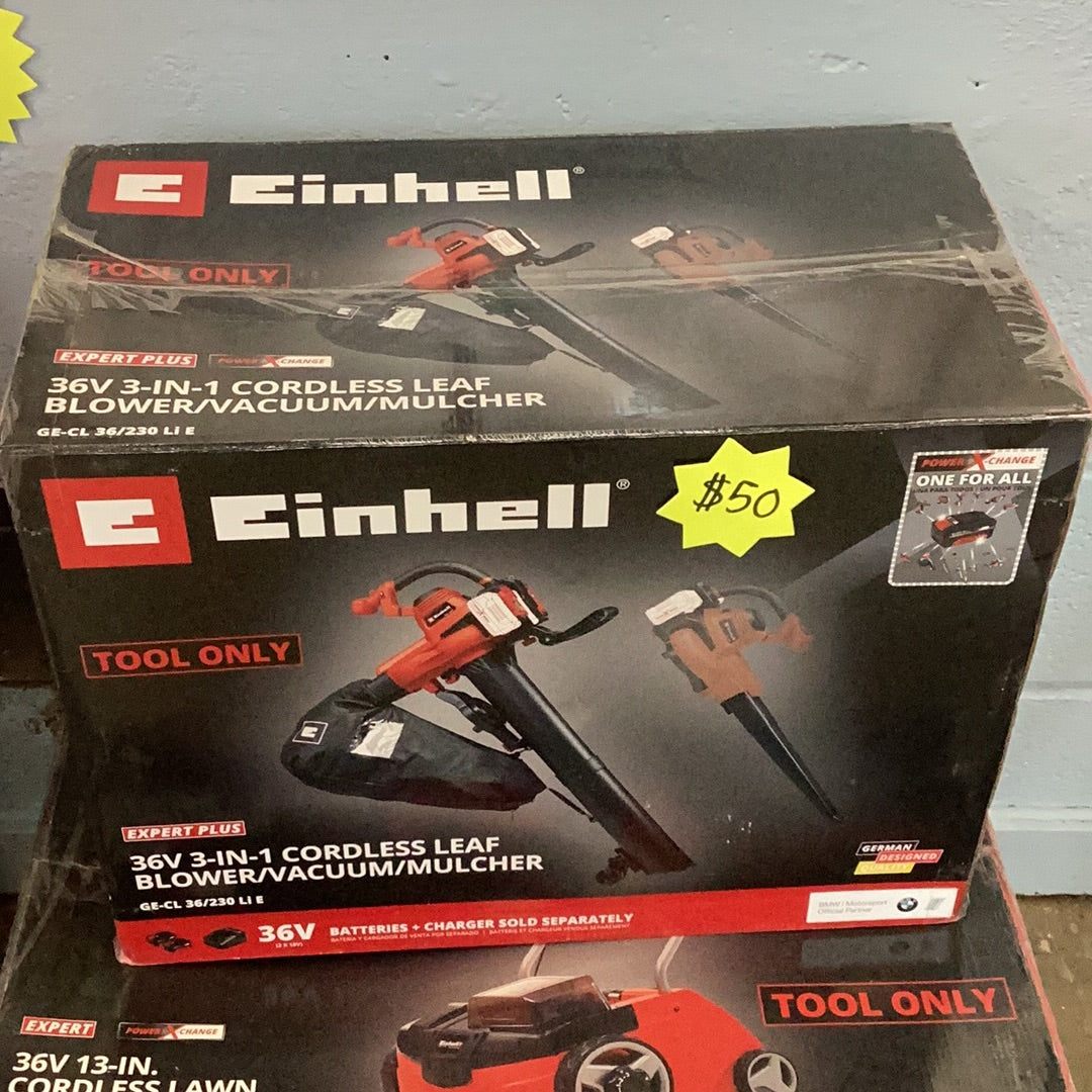 Einhell Blower Vacuum Mulcher Battery Not Included