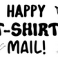 Happy T-Shirt Mail Butterflies