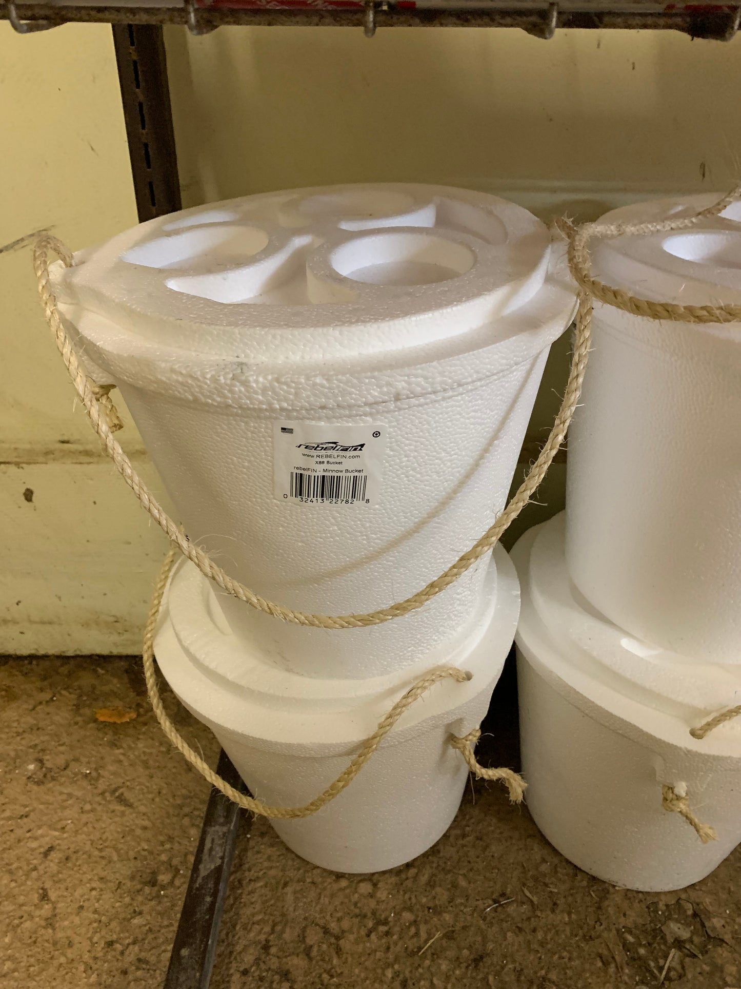 Minnow Styrofoam Bucket