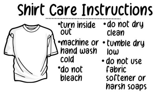 T-Shirt Care Instructions