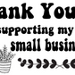 Thank You For Supporting My Small Business Plants